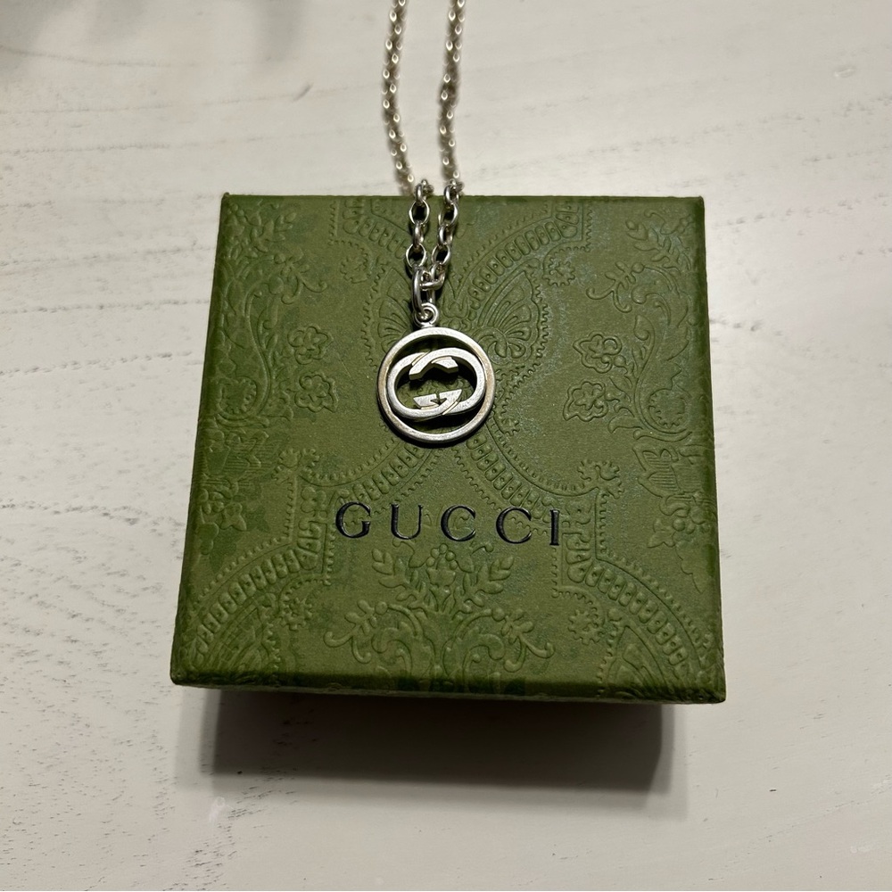 Brand New Gucci Logo Necklace